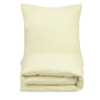 BETTWÄSCHE, 80x80 cm + 140x200 cm, 80% Baumwolle, 20% Polyester, Beige - Beige, Naturmaterialien (140/200cm) - Zollner