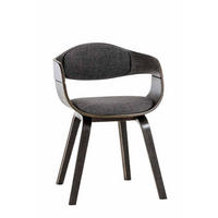 ARMLEHNENSTUHL Stoff Grau/Hellgrau - Hellgrau/Grau, Holz/Textil (49/73/46cm) - CLP