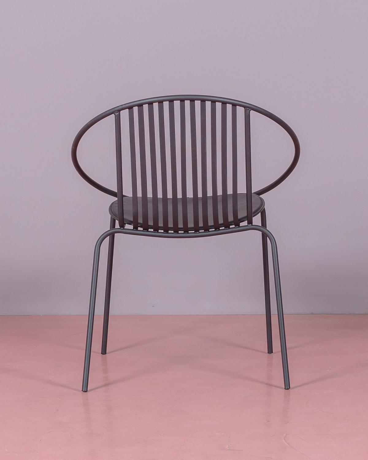 STUHL Metall Schwarz - Schwarz, Metall (66/83/54cm) - Nest Dream