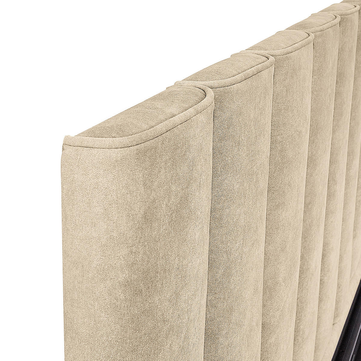 POLSTERBETT - Beige, Textil (180/200cm) - home24