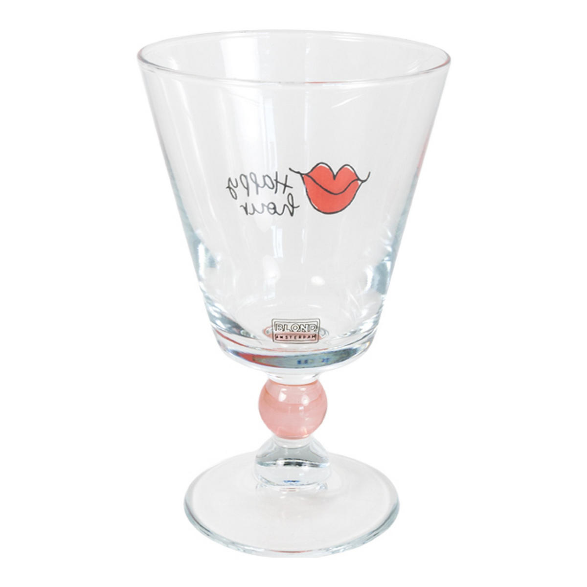 WEINGLAS Glückliche Stunde in Bunt - 400 ml - Multicolor, Glas (0.4L) - Blond Amsterdam