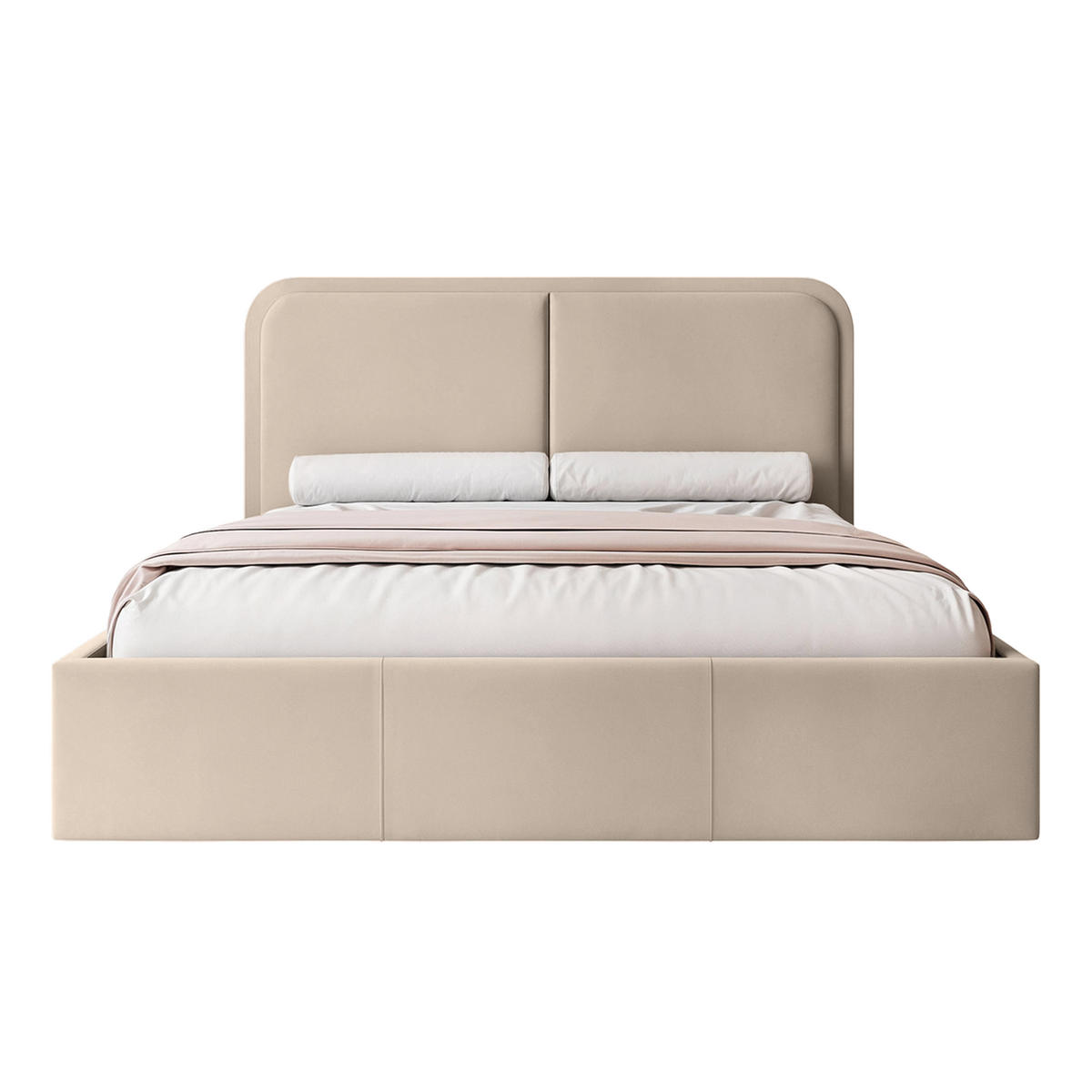POLSTERBETT OLLEO 180x200 cm, Beige - Ecru, Textil (180/200cm) - Fedve