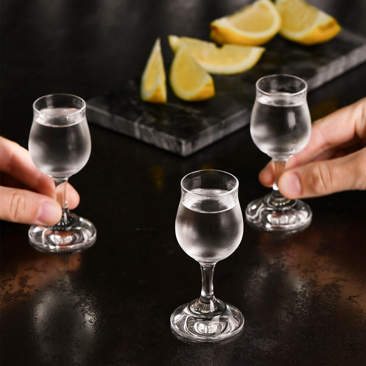SCHNAPSGLÄSER GEMA, 6ER-SET, 25 ML - Transparent, Glas (0.025L) - Krosno Glass