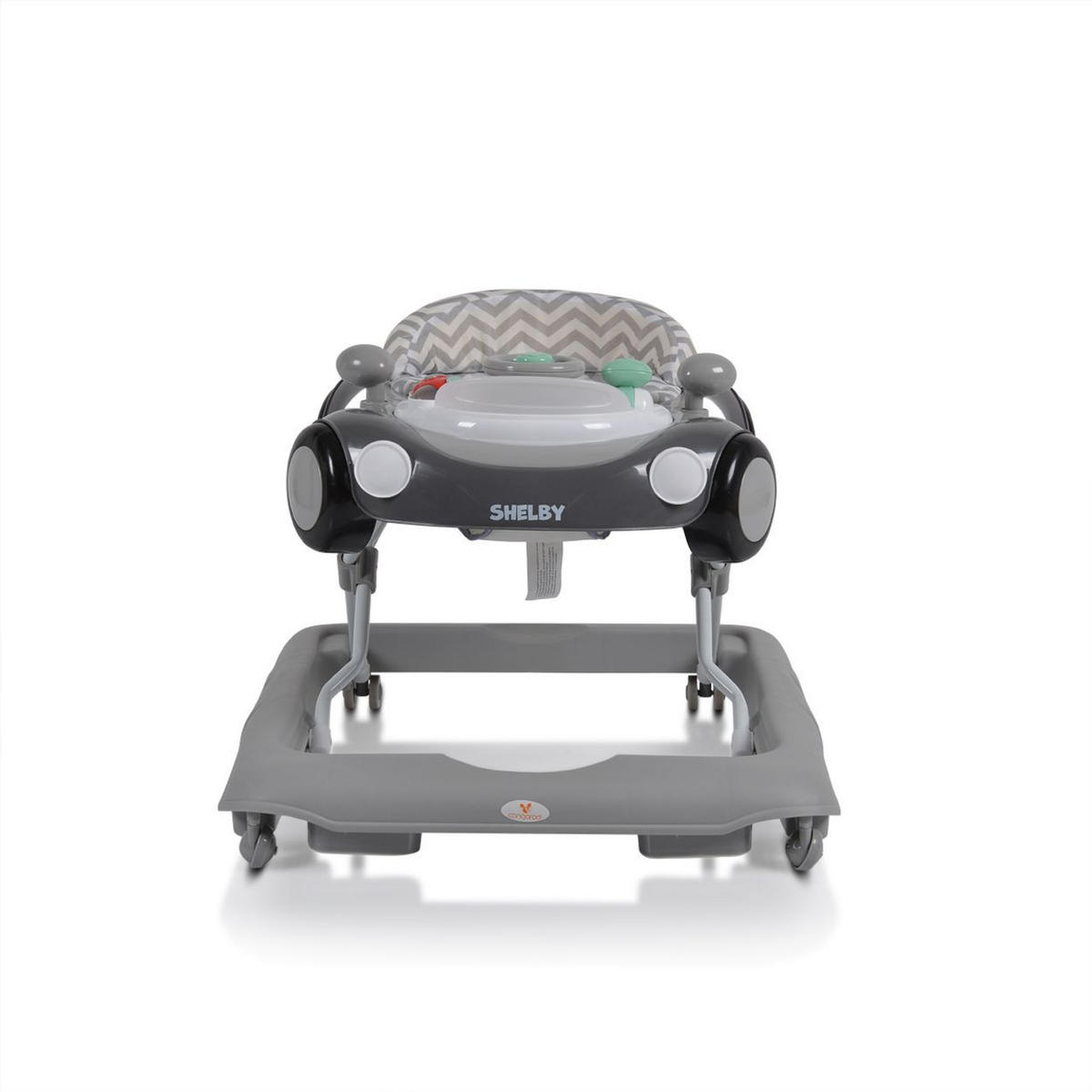 LAUFHILFE Shelby grau höhenverstellbar, Spielcenter, Treppenstopper - Grau, Kunststoff (48/59/68cm) - Cangaroo