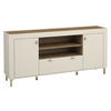 SIDEBOARD Mossa 2D1S MO07 - Kaschmir/Goldfarben, Holzwerkstoff/Kunststoff (177/84/40cm) - MIRJAN24