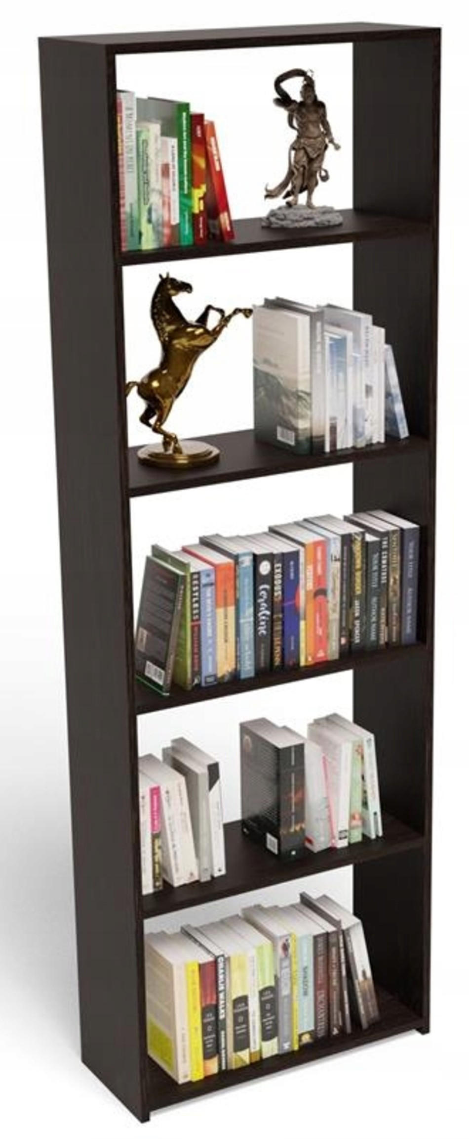 BÜCHERREGAL 60/24 EX3 Wenge 60/24/180 cm - Wengefarben, Holzwerkstoff (60/180/24cm) - Matkam Möbel