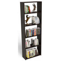 BÜCHERREGAL 60/24 EX3 Wenge 60/24/180 cm - Wengefarben, Holzwerkstoff (60/180/24cm) - Matkam Möbel