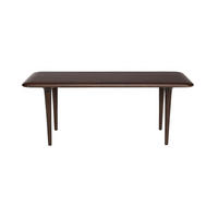 COUCHTISCH Elroy 85x38 cm Walnussfarbe - Braun, Holz (85/38/35cm) - Dutchbone