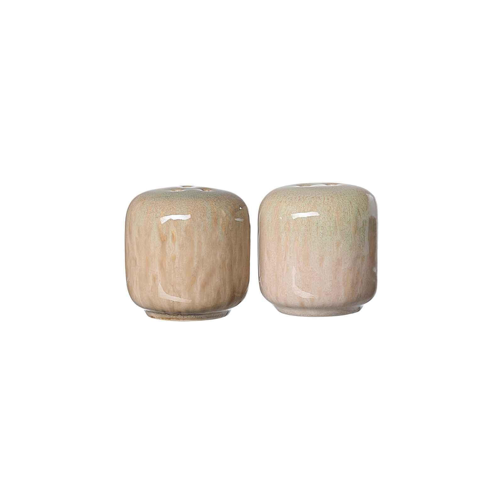 SALZ- & PFEFFERSTREUER Tortosa braun 7 cm 2-tlg. - Braun, Keramik (6/7/12cm) - Ritzenhoff Breker