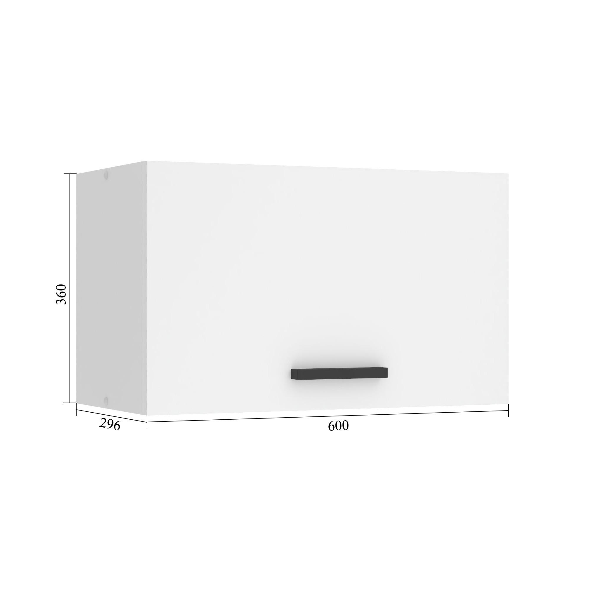 HÄNGESCHRANK SGP 60 cm, mit 1 Tür, Wotan-Eiche - Braun, Holz (60/36/29.6cm) - B BELINI GROUP