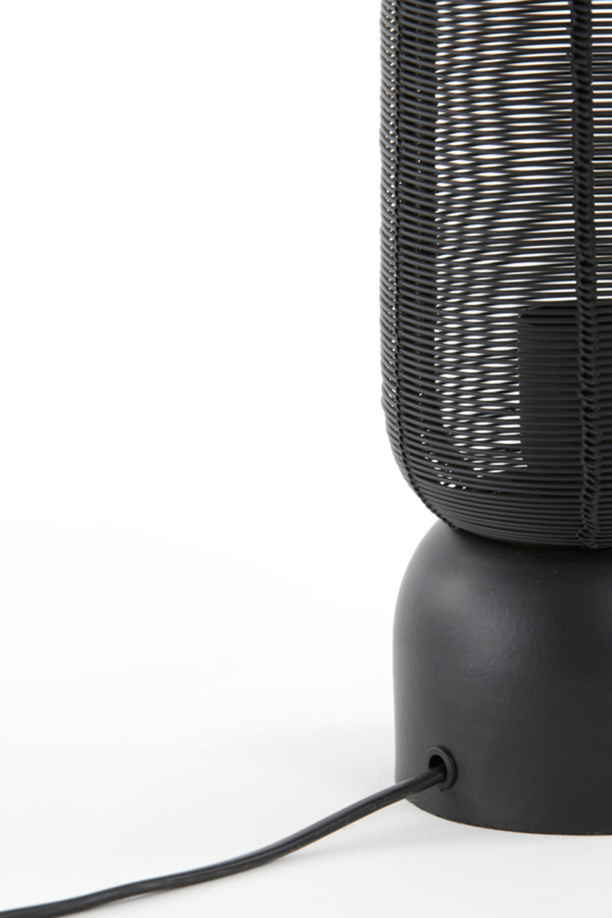 TISCHLAMPE Lezuza Schwarz Ø11/39,5 cm - Schwarz, Metall (11/11/39.5cm) - Light & Living