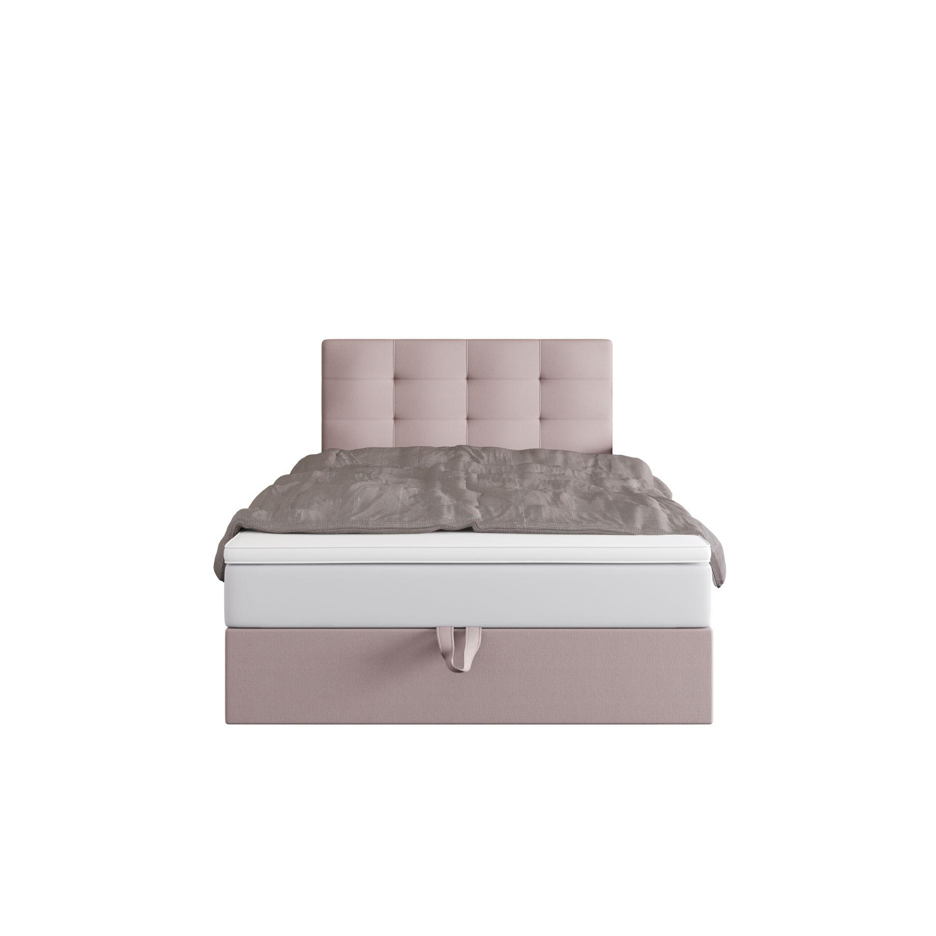BOXBETT DUO 1 90x200 Cosmic 14, mit Matratze H3 und Topper, Rosa - Pink, Holz/Kunststoff (90/200cm) - Bedante