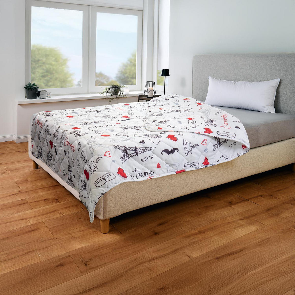 BETTDECKE Basic 135x200 cm - Weiß, Textil (135/200cm) - CloudComfort