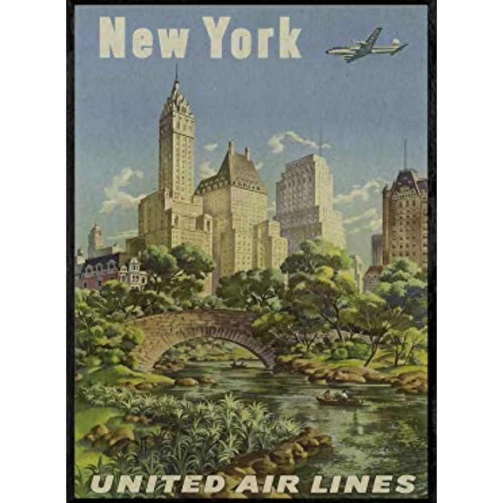 POSTER Amerika New York A3 Rahmenlos - Klar, Papier (29.7/5/42cm) - Nacnic