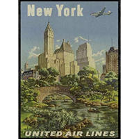 POSTER Amerika New York A3 Rahmenlos - Klar, Papier (29.7/5/42cm) - Nacnic