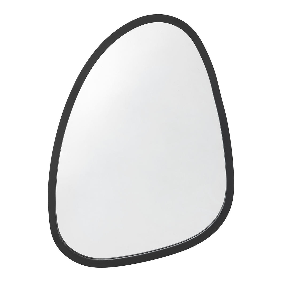 WANDSPIEGEL Grottole - Schwarz, Glas/Holzwerkstoff (46/62/58cm) - [en.casa]