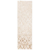 LÄUFER Crystal Beige Marmor Optik 100/600 cm - Beige, Textil (100/600cm) - Tapiso