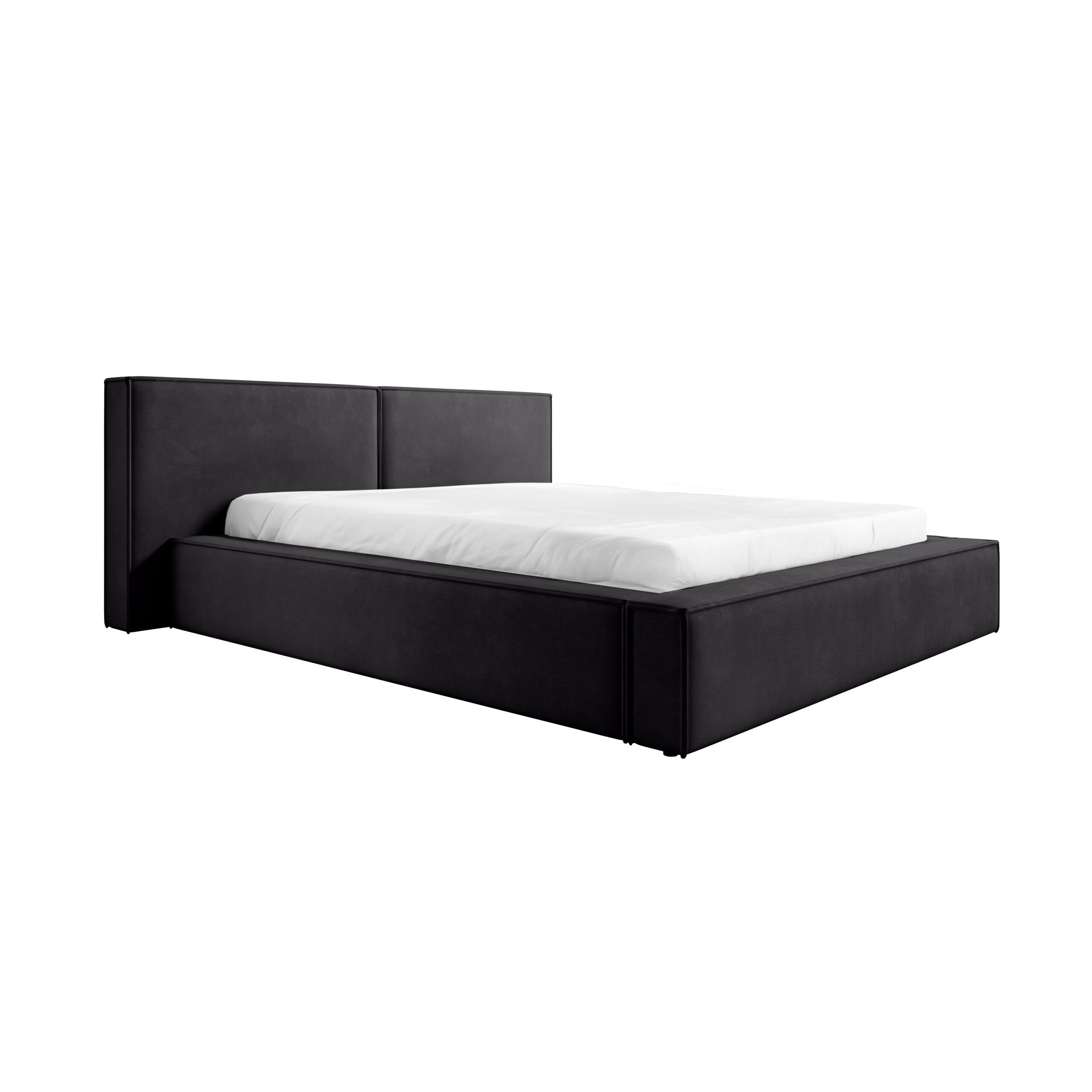 POLSTERBETT Doppelbett Lopra Betkasten 200x200 Anthrazit - Anthrazit, Holz/Textil (200/200cm) - Fedve