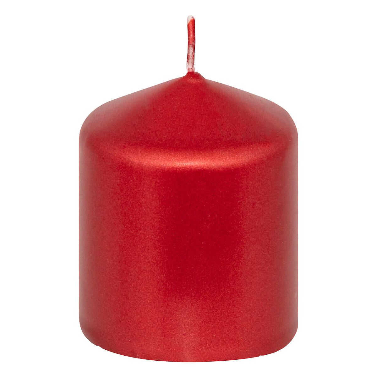 KERZEN 4er-Set Ø 5 cm - Rot, Paraffin (5/12/5cm) - Atmosphera Createur d´interieur