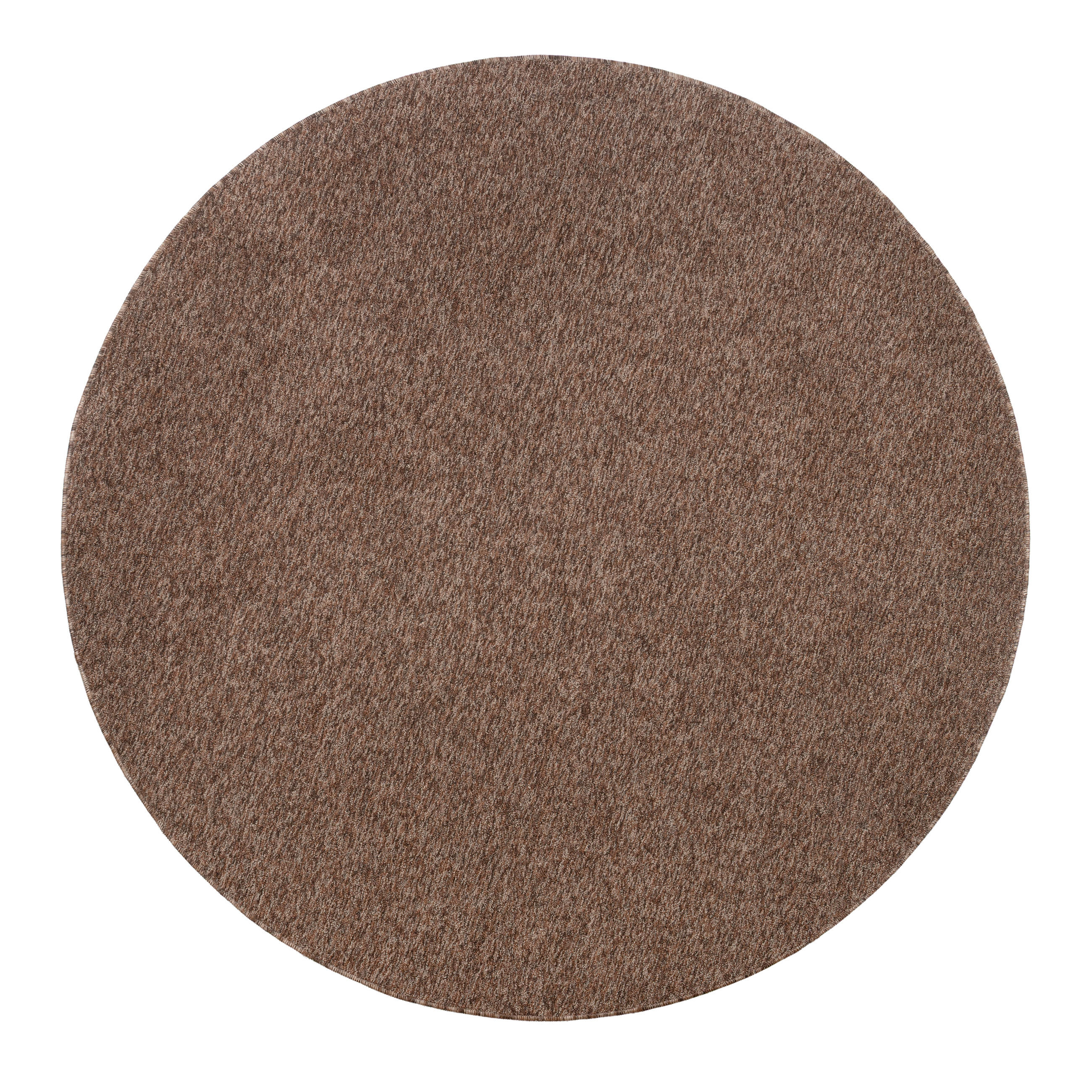 TEPPICH NIZZA Braun, rund 200/200 cm - Braun, Textil (200/200cm) - Tapiso