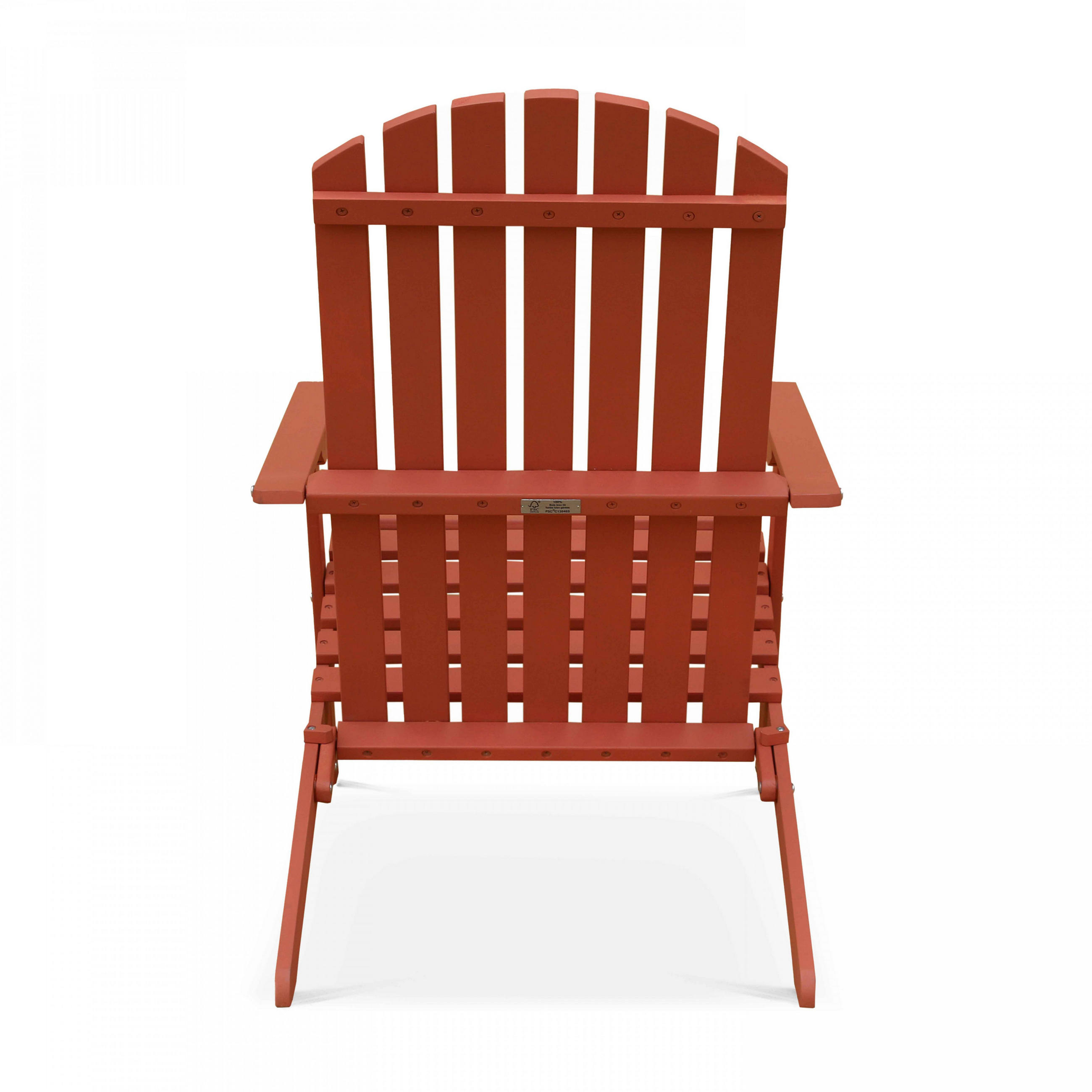 Thumbnail - Oviala Klappsessel, Rot, Holz, 2-Sitzer, rechteckig,Rechteckig, 84x95x59 cm, Gartenmöbel, Gartenstühle, Gartenstühle