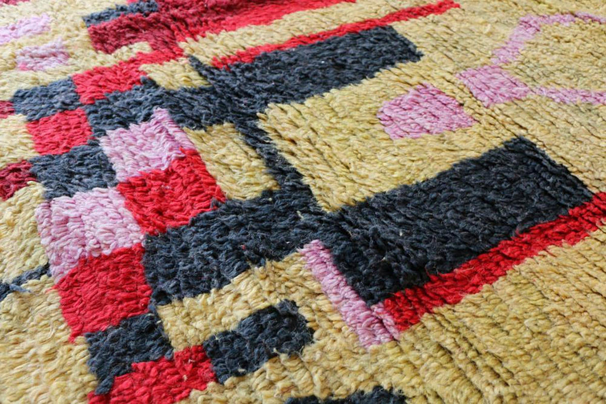 BERBERTEPPICH aus Marokko aus reiner Wolle 200x 300 cm - Multicolor, Naturmaterialien (200/300cm) - AFK Living