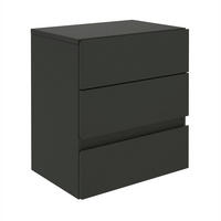 NACHTKOMMODE ANNO - Schwarz, Holzwerkstoff (42/47/30cm) - CARO-Möbel