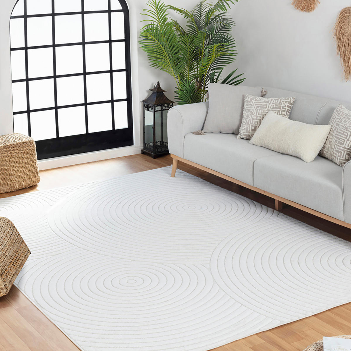 OUTDOORTEPPICH 200/275 cm Weiß - Weiß, Naturmaterialien/Textil (200/275cm) - LIVABLISS
