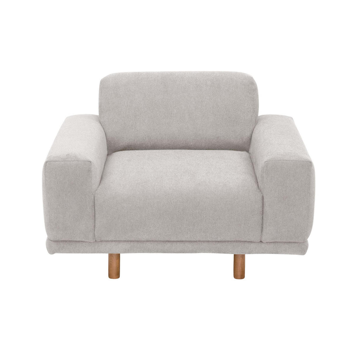 SESSEL Kattryna Flachgewebe silber - Silberfarben, Kunststoff (92/70/102cm) - 58aufmkessel