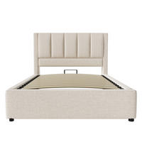 POLSTERBETT PANG-K4T9V2 90/200 cm Beige - Beige, Textil - PANGIVO