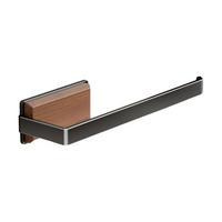 KÜCHENPAPIERHALTER, Holz + Metall, 26.5 cm - Braun, Holz (5.3/7.2/26.5cm) - Authentics