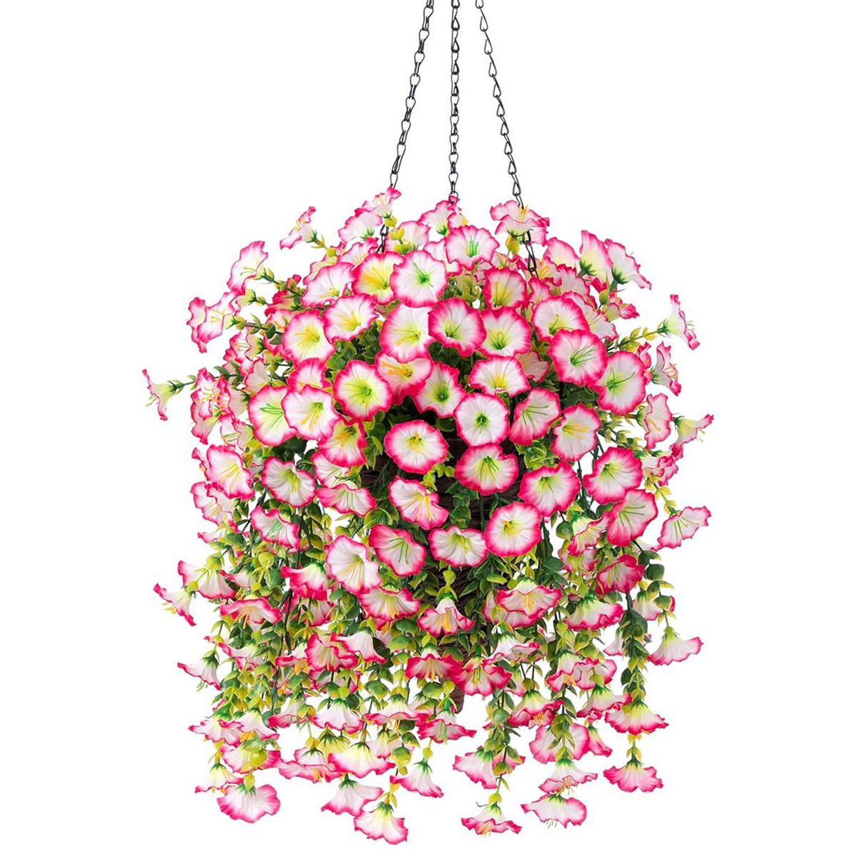 KUNSTBLUME 2 Stück Kunstblumen Veilchen Hängend - Pink, Kunststoff (75cm) - Kaket