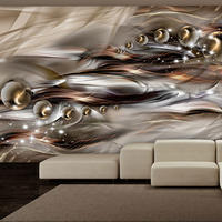 VLIESTAPETE Braun 250/175 cm - Goldfarben/Braun, Textil (250/1cm) - KUNSTLOFT