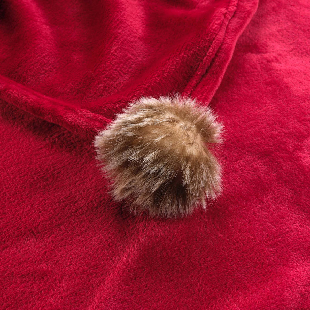 TAGESDECKE Snowy 125/150 cm - Rot, Textil (150/125cm) - Douceur d´intérieur