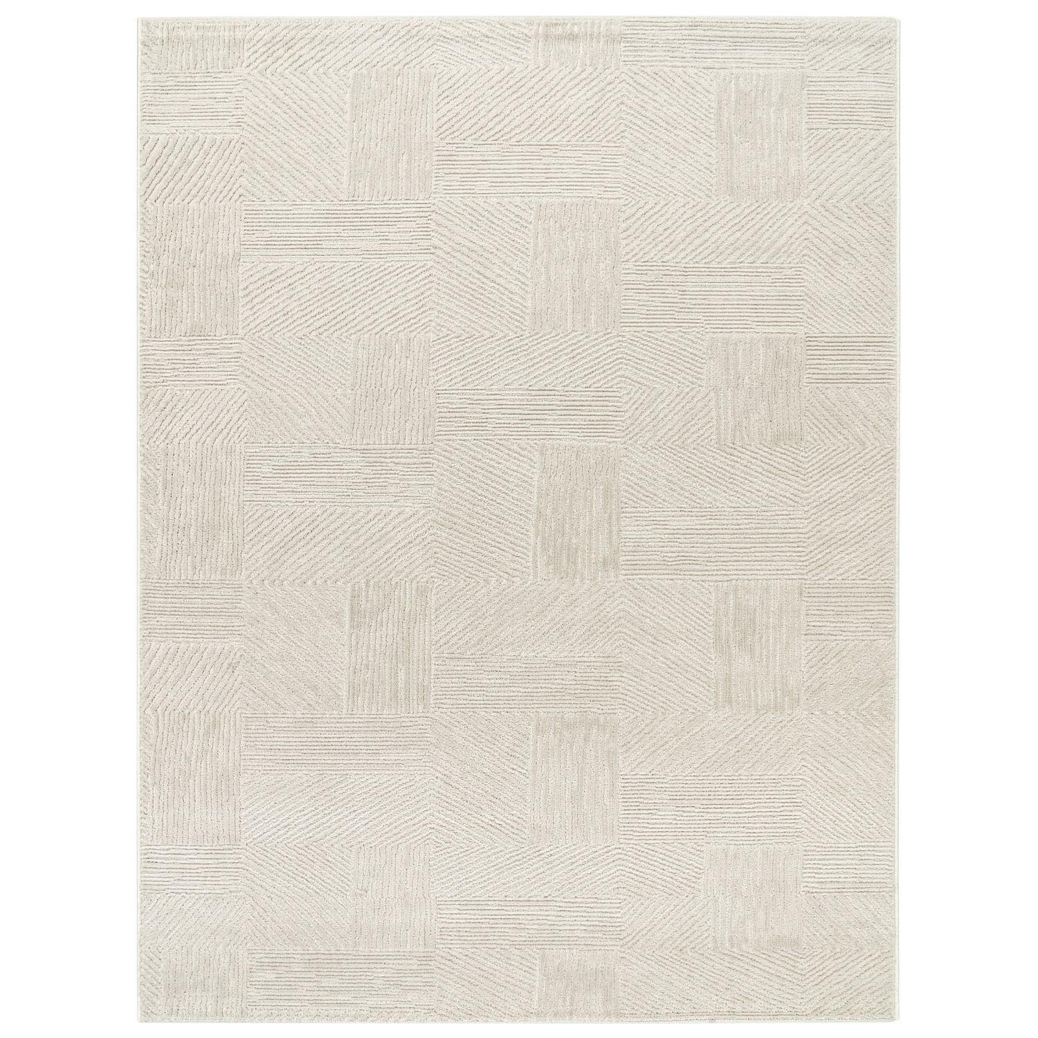 FLACHWEBETEPPICH Boho Creme 80 x 150 cm - Creme, Kunststoff (80/150cm) - TT Home
