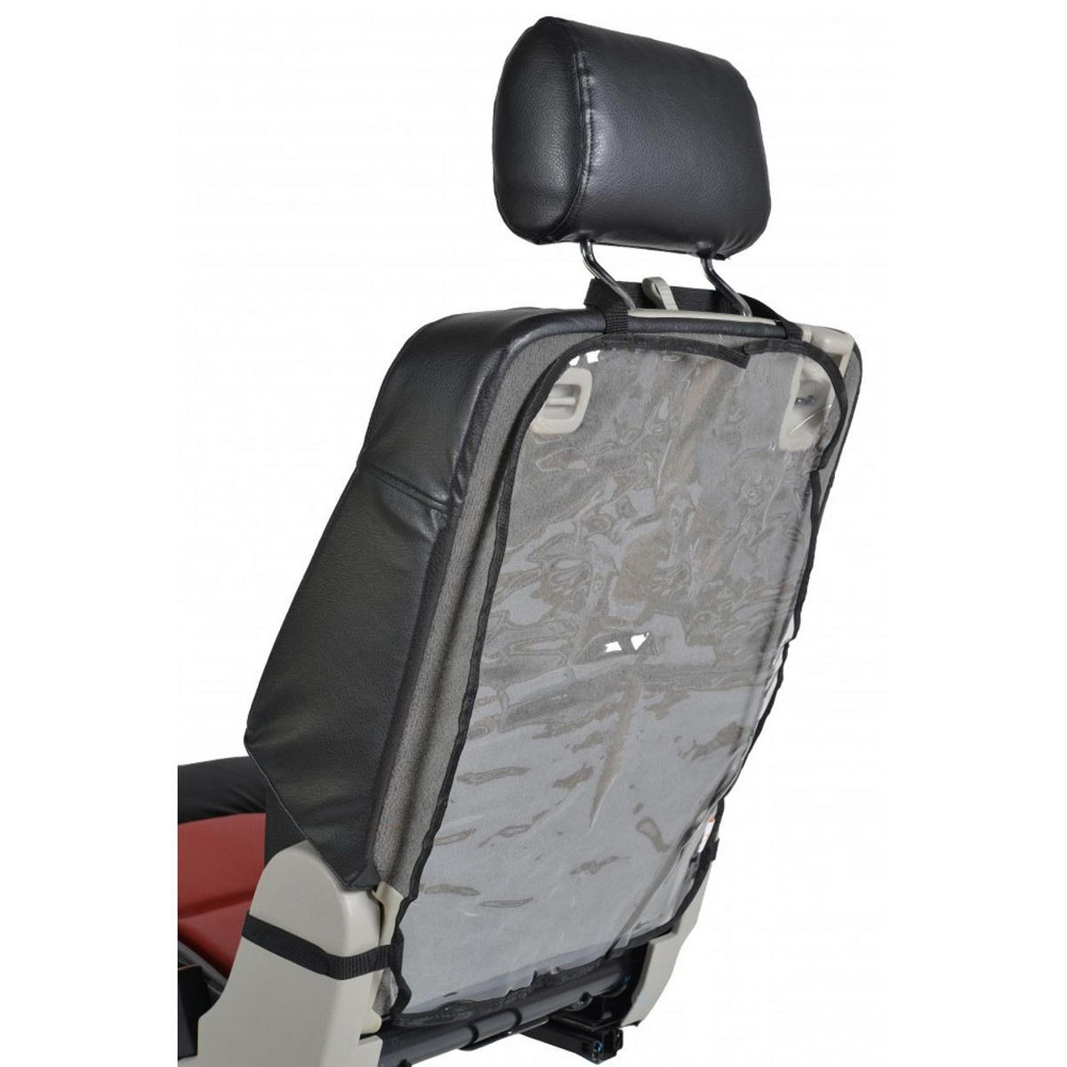 RÜCKENLEHNENSCHUTZ Autositzschutz Defender transparent PVC, waschbar, transparent, Auto, leicht zu reinigen, für unterwegs - Weiß, Kunststoff (43/60/1cm) - Cangaroo
