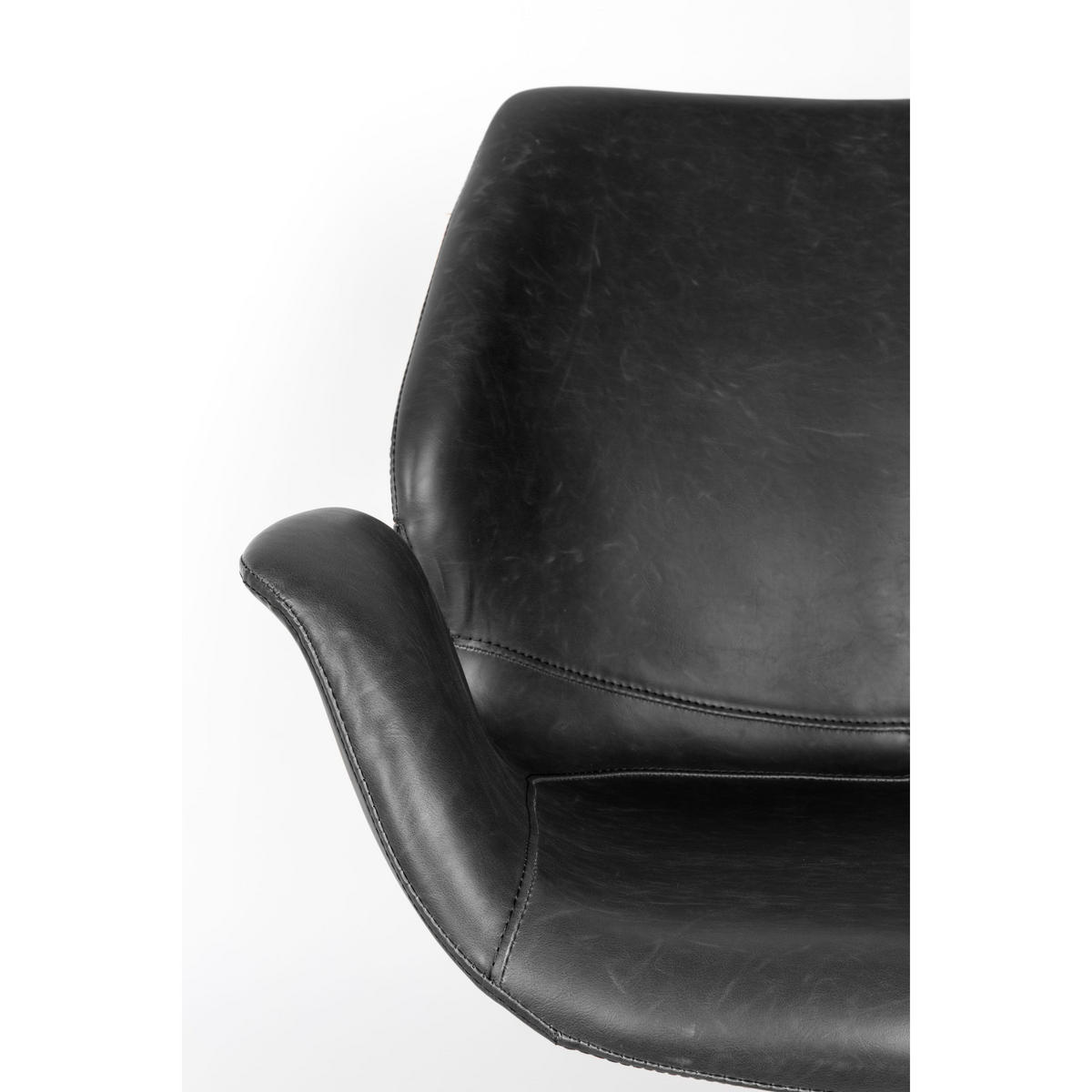 SESSEL Nikki Schwarz - Schwarz, Kunststoff (79/78/75cm) - Zuiver