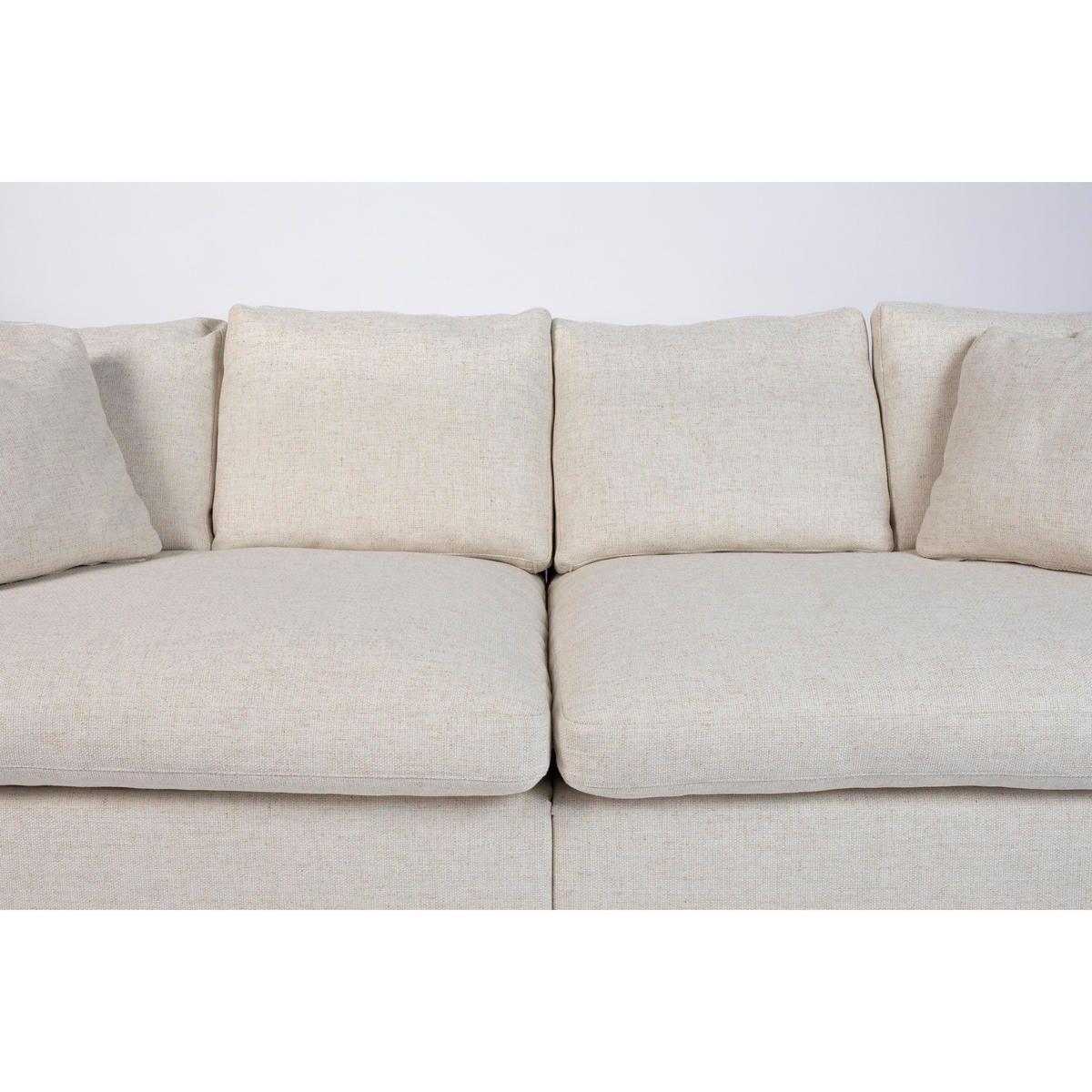 SOFA 3-SITZER Sense Crème - Beige/Creme, Textil (266/85/113cm) - Zuiver
