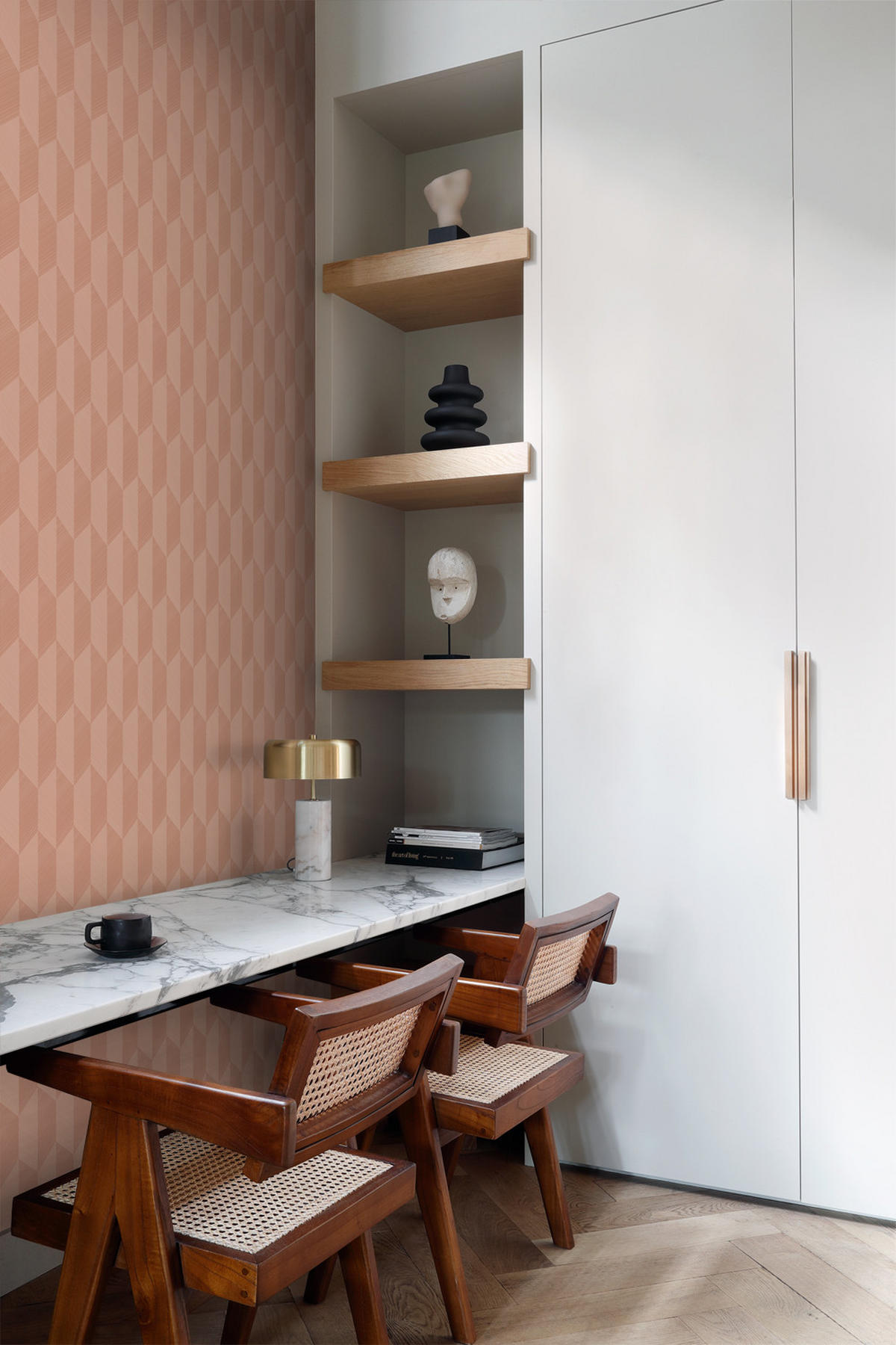 TAPETE 3D Muster 50 x 900 cm - Terracotta, Papier (50/900cm) - Origin Wallcoverings