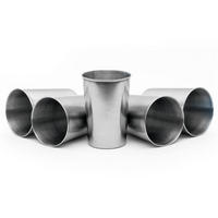 CAMPING BECHER SET Edelstahl - Silberfarben, Metall (0.17L) - Intirilife