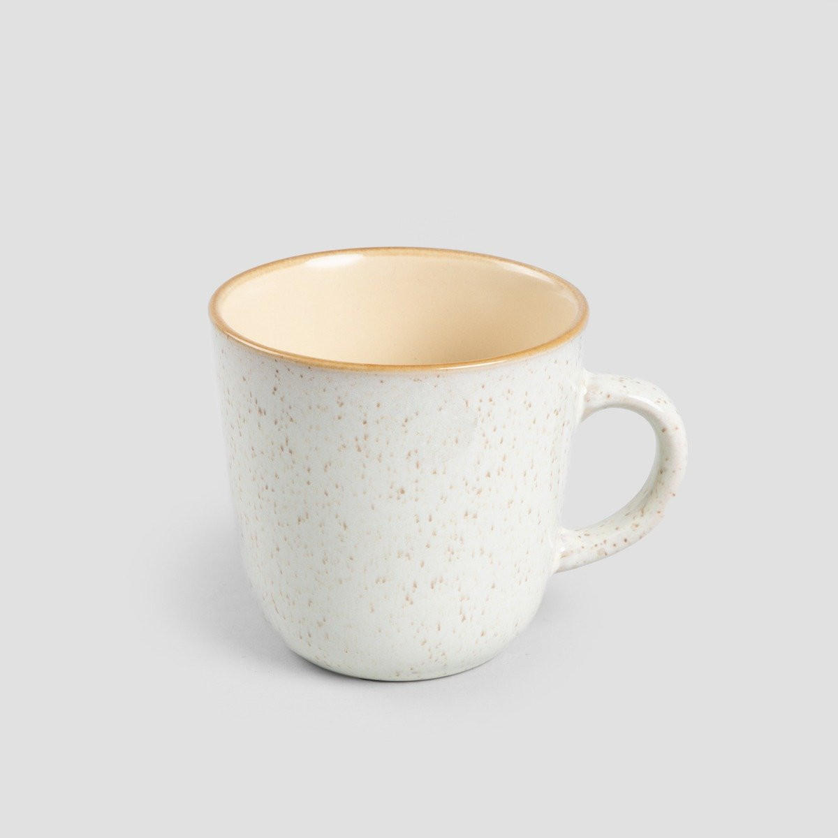 BECHER Morita 0,4 l 6er-Set - Creme, Keramik (0.4L) - Homla