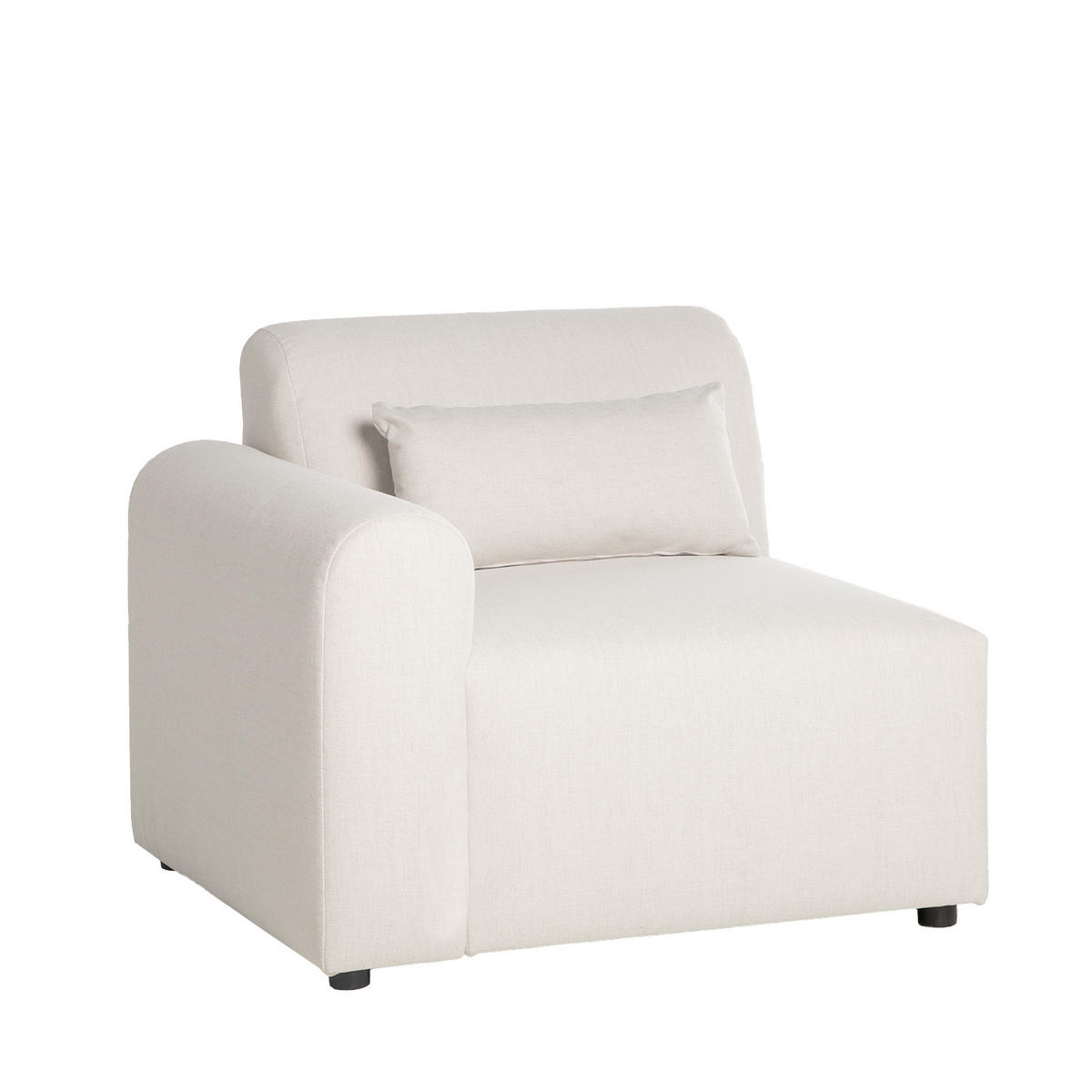 SOFA MODULARES Cillian Beige 100 cm x 87 cm - Beige, Textil (100/87/90cm) - Klast Home