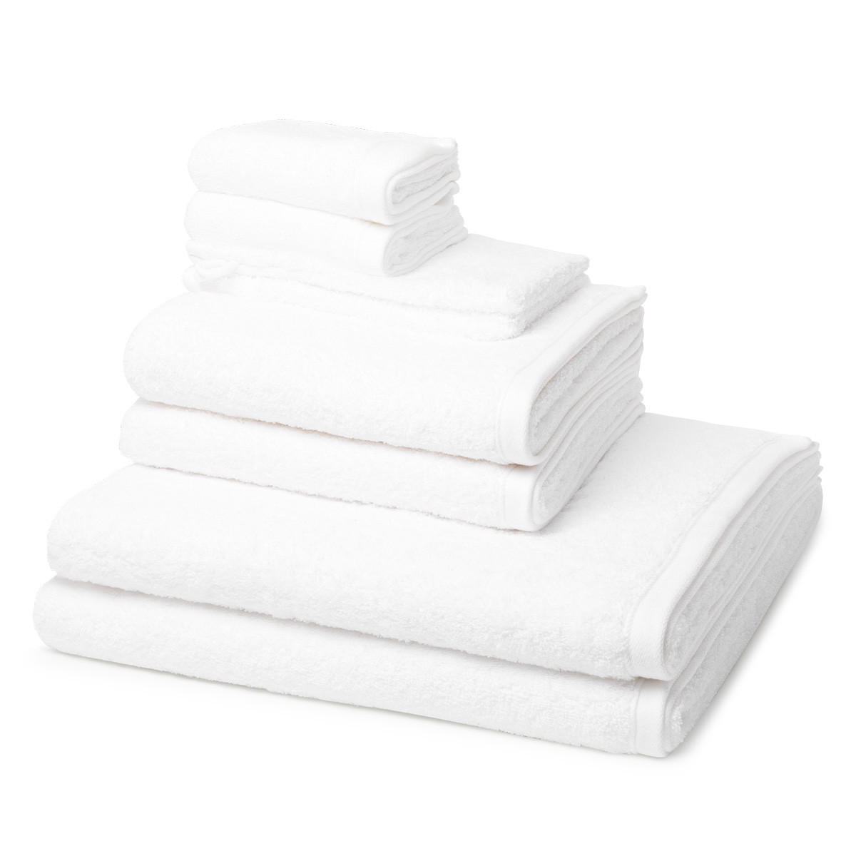 FROTTIERSET Vita 8-teilig - Weiß, Textil (50/100cm) - Ross