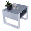 COUCHTISCH Karo65 65/45/53,6 - Weiß/Grau, Holzwerkstoff (53/65/45cm) - RAUMHIRSCH FURNITURE