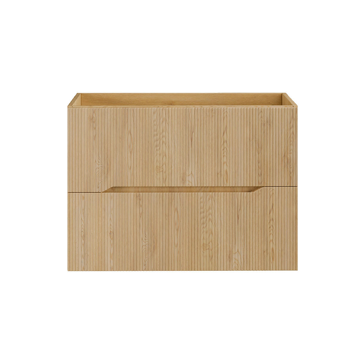 WASCHTISCHUNTERSCHRANK 80.2cm Isaline Helle Eiche - Braun, Holzwerkstoff (80.2/57/46cm) - Petits-meubles