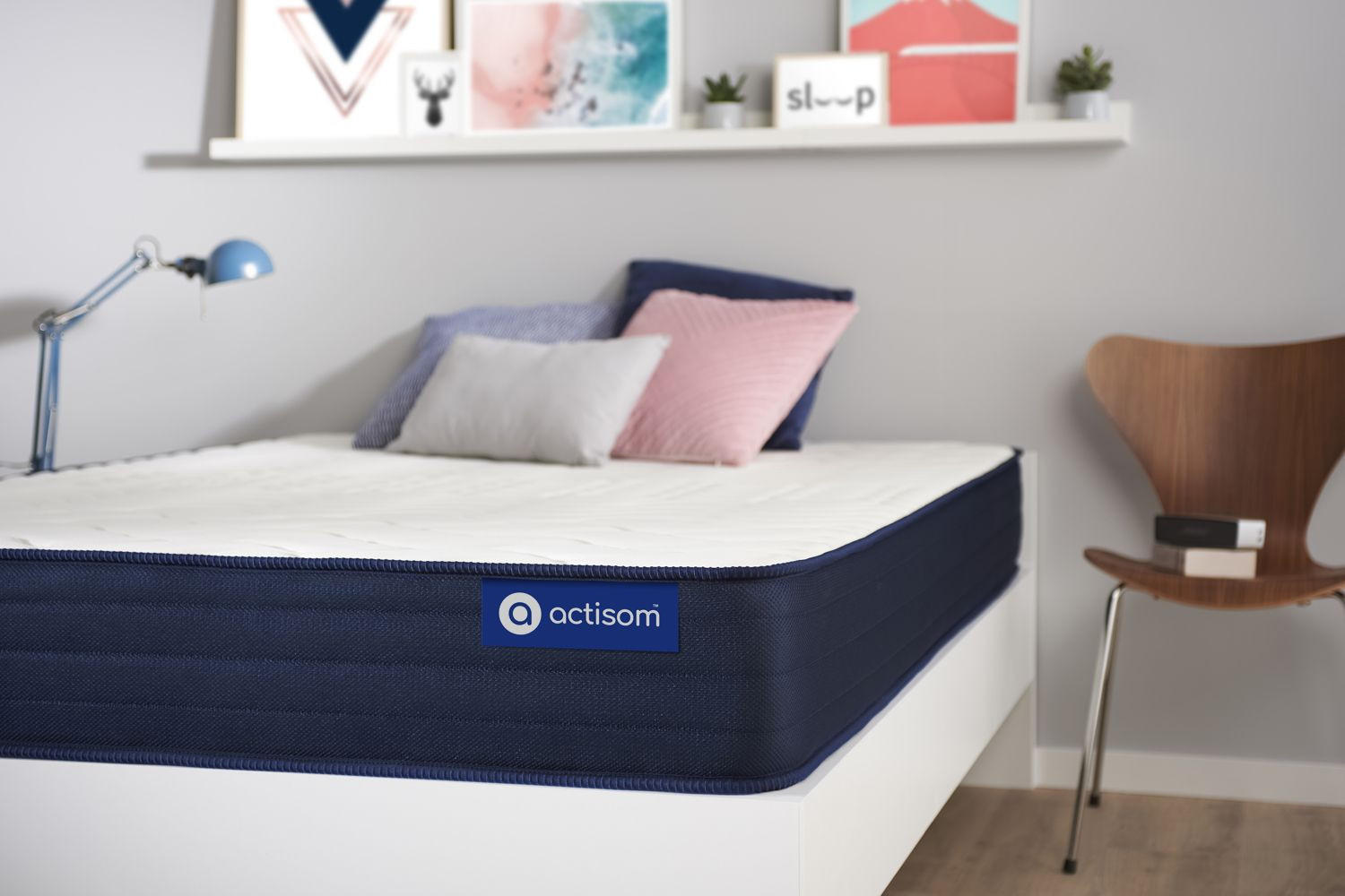 MATRATZE Actimemo life Memory-Schaum 100 x 200 cm h4 - Weiß, Textil (100/200cm) - ACTISOM