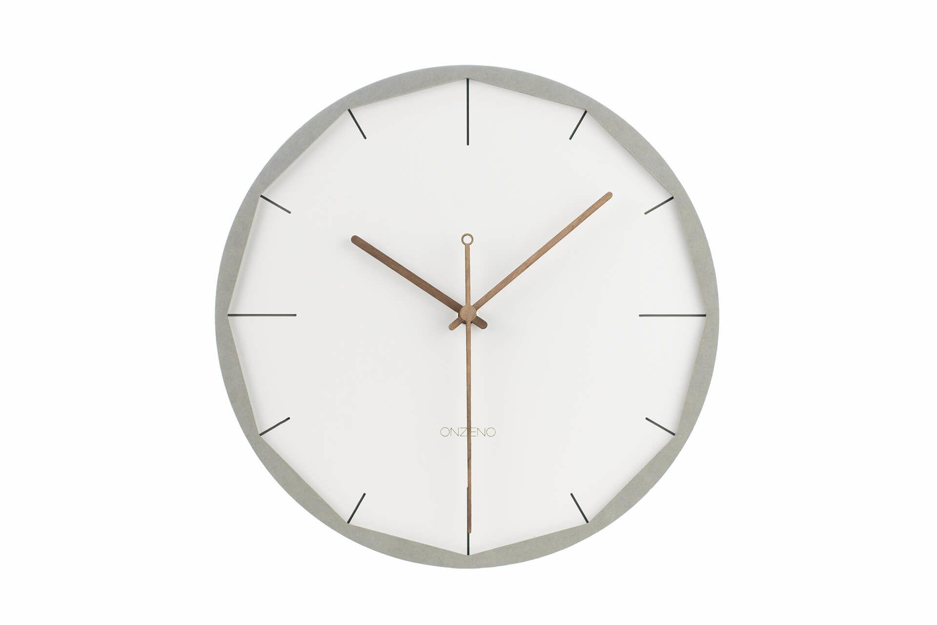 WANDUHR Design Weiß 29/29 cm - Weiß, Holzwerkstoff (0.5/29/1cm) - ONZENO