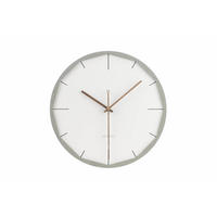 WANDUHR Design Weiß 29/29 cm - Weiß, Holzwerkstoff (29/29/1cm) - ONZENO