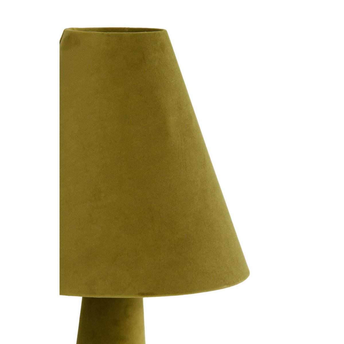 TISCHLAMPE Devia Grün Ø30/61 cm - Grün, Textil (30/30/62.5cm) - Light & Living