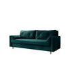 SOFA ASTRA mit Schlaffunktion ITAKA 39 mit Stauraum - Violett, Textil (90/88/228cm) - Bedante